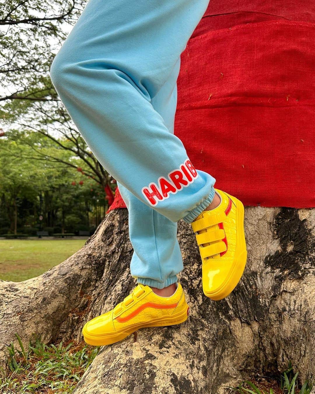 Vans Philippinesさんのインスタグラム写真 - (Vans PhilippinesInstagram)「Summertime sweetness 🍭 The Vans x Haribo collection brings a pop of color in @[17841401048113695:@isabel.quah]'s fit check. #VansPhilippines」5月19日 21時54分 - vansphilippines