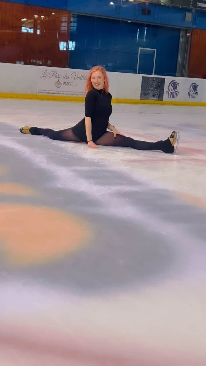 ティファニー・ザホースキのインスタグラム：「Learning new tricks 😉  #figureskating #icedancer #newtricks」