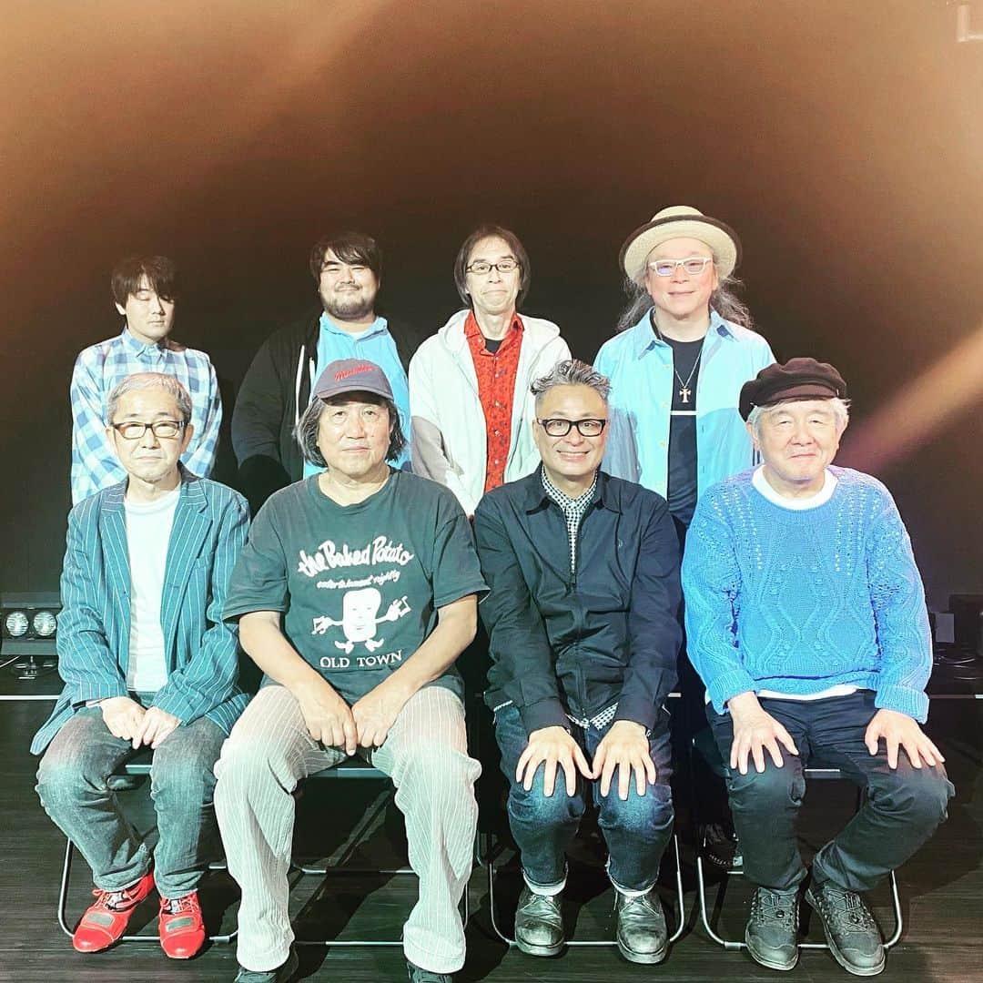 栗田善太郎のインスタグラム：「ムーンライダーズ イベント終了! ありがとうございました。 明日のLive楽しみです！  CROSS FM MUSIC AMPでもインタビュー収録しました！ たっぷりの内容で、1時間番組になりそうです。 OAは6月10日土曜日です。」
