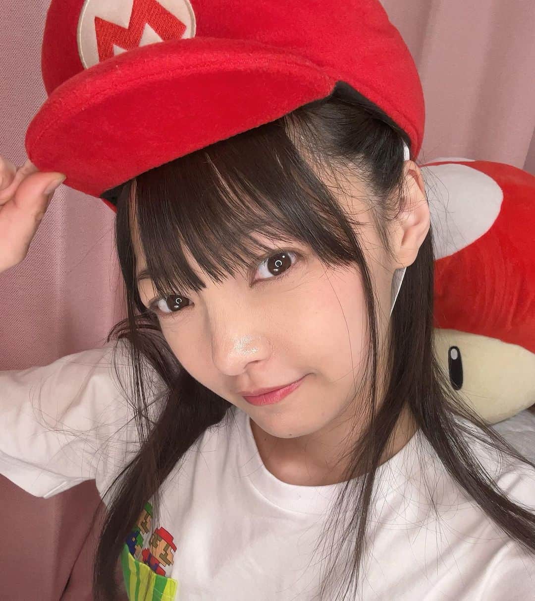 松山あおいのインスタグラム：「マリオの映画みたよ🍄」