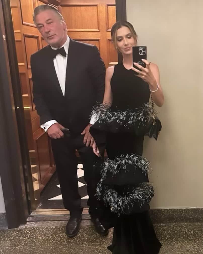 アレック・ボールドウィンのインスタグラム：「Grandma and Grandpa head out for an evening …  @hilariabaldwin」
