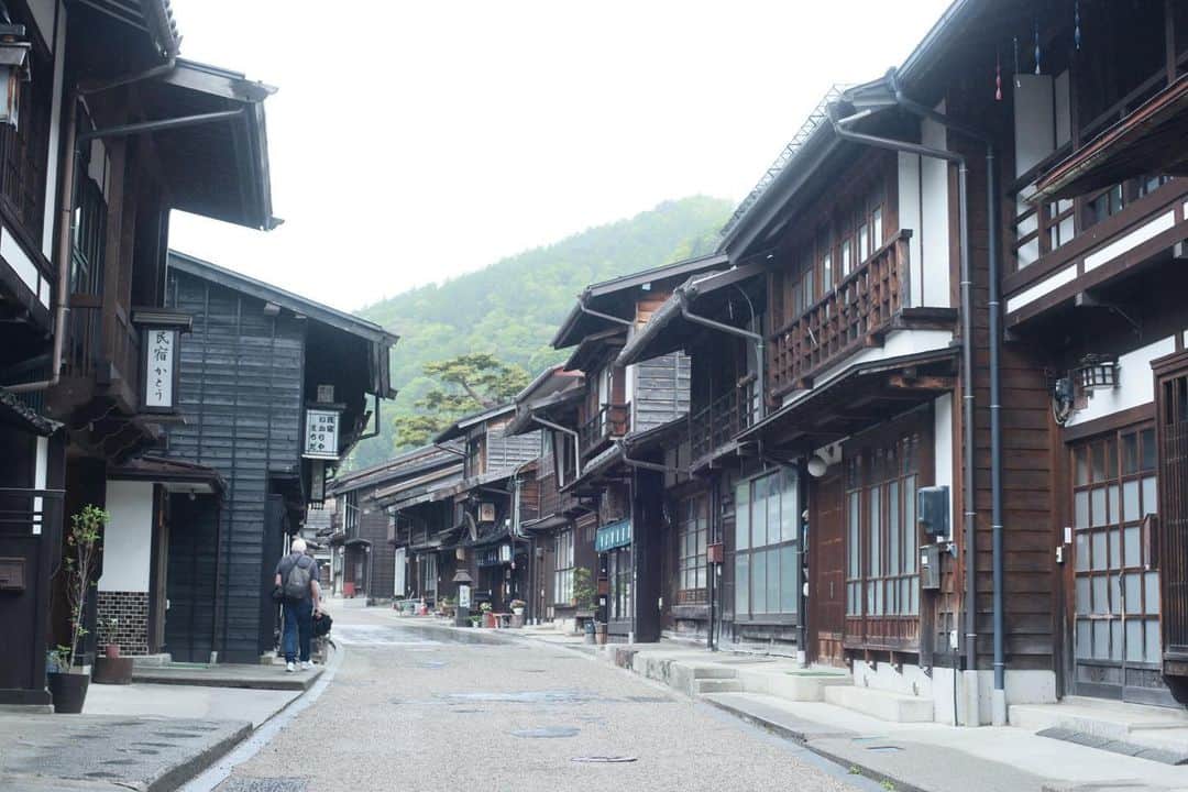 七咲友梨のインスタグラム：「#奈良井宿」