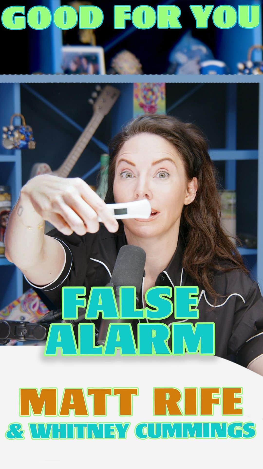 ウィットニー・カミングスのインスタグラム：「At this point, a pregnancy test may as well be a literacy test (don’t panic y’all I am not pregnant I just panicked)」
