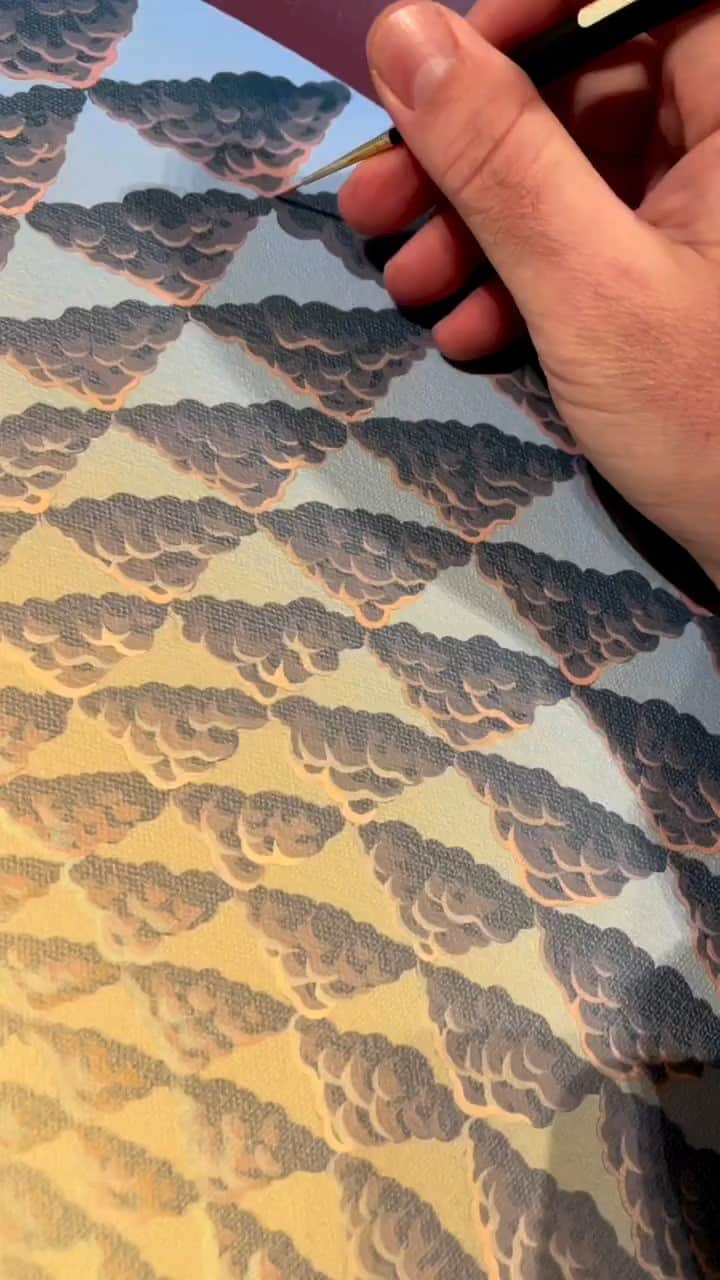 Juxtapoz Magazineのインスタグラム：「Every... last... detail. @the_chambers_project is set to open of @justinlovatoart ‘s “MONAD” exhibition on May 20th.  @damonsoule & @gaslampkiller will be providing the soundscape for the evening!」