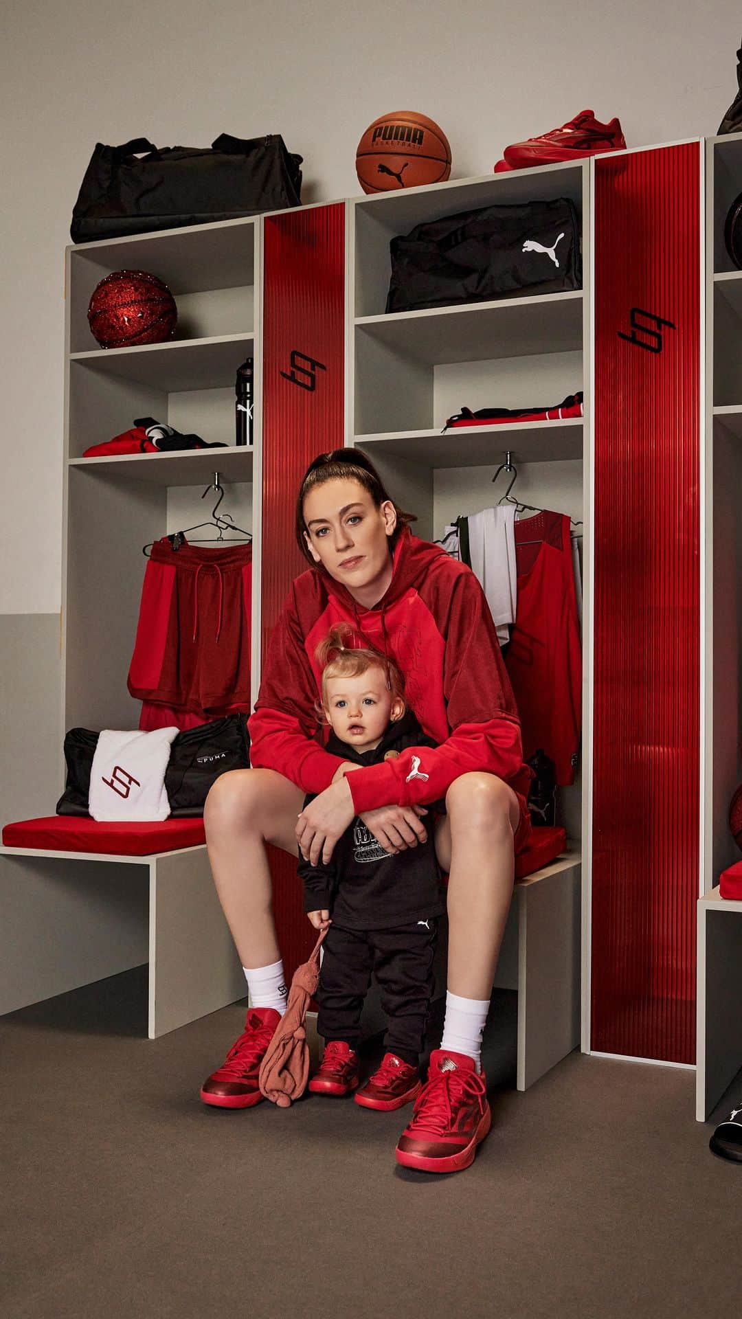プーマのインスタグラム：「The Stewie 2 Ruby is more than just a shoe – named after her daughter, it’s a celebration of the grounding strength of motherhood and a symbol of the things that drive us to be our best selves. ♦️ @breannastewart30」