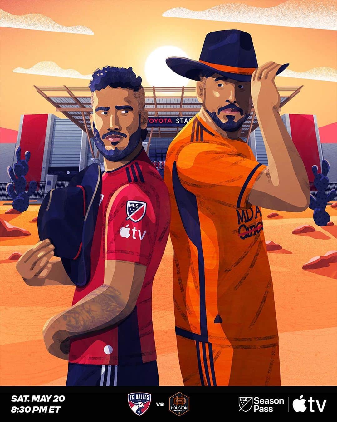 Major League Soccerのインスタグラム：「We've got a Texas Derby standoff 🤠  18 wins for @fcdallas | @15 wins for @houstondynamo」