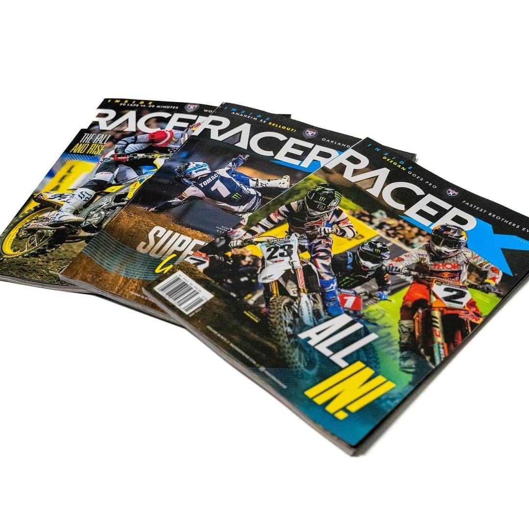 Racer X Onlineのインスタグラム：「Gear up for speed and excitement! 🏁 Enter our Racer X Digital Subscription Giveaway for a chance to win a year long digital subscription.   Just like, tag a friend, and follow @racerxbrand to enter!   Entries will be added until Monday (5/21)  Ready, set, go!」