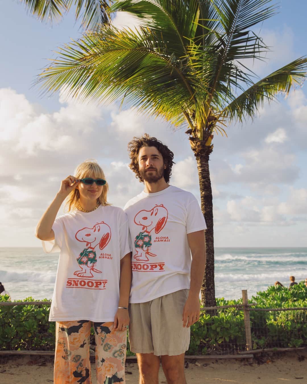 ジャンクフードのインスタグラム：「our fav item of the week: this vacation ready flea market tee ✨ link in bio!」