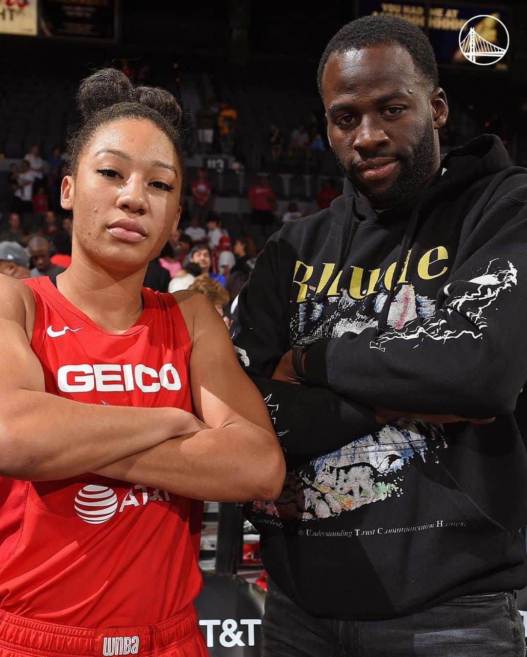 ゴールデンステート・ウォリアーズのインスタグラム：「Today’s the day, @wnba   #MoreThanGame」