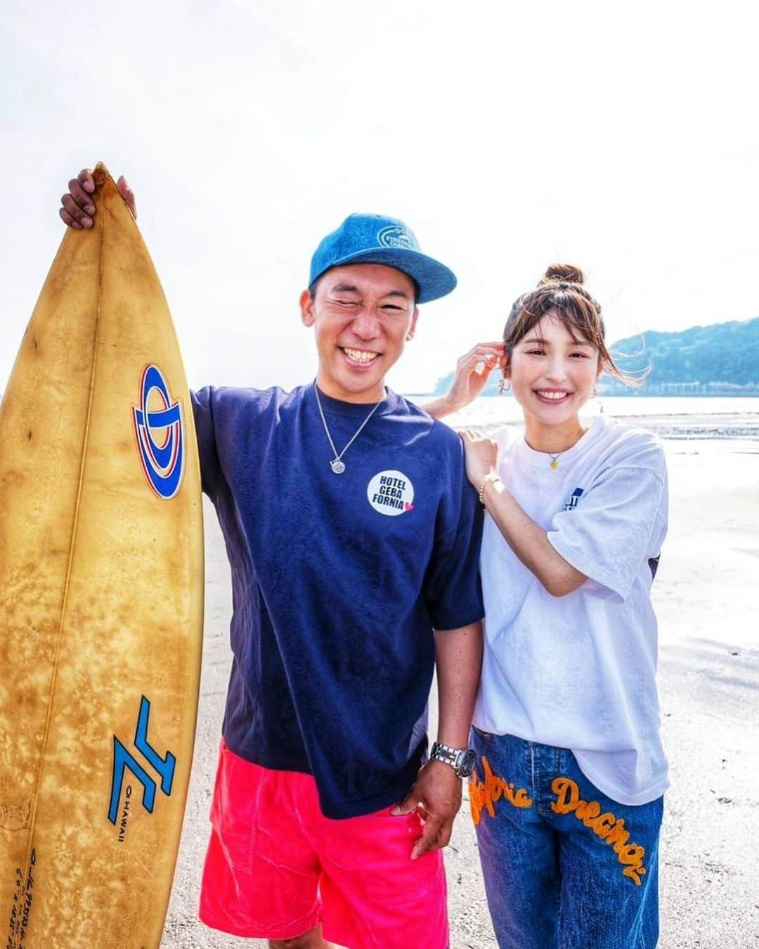 武井ドンゲバビーさんのインスタグラム写真 - (武井ドンゲバビーInstagram)「DGBB〜summer collection〜   明日5月21日17時にYouTube最新話公開✨  夏の新作CMとなっております！  見てねー👖  #dgbb #denim #shorts #tシャツコーデ  #california  #californiadreaming  #hotelcalifornia  #ロサンゼルス  #la  #ドンゲバビー #武井ドンゲバビー #湘南 #家族 #surf #surflife  #surfing  #サーフスタイル」5月20日 12時57分 - takeidongebabee