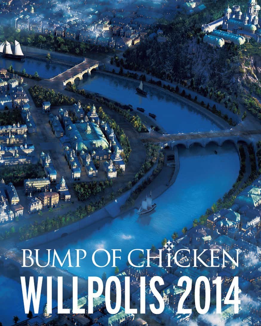 BUMP OF CHICKENのインスタグラム：「NTTドコモの新しい映像配信サービス『Lemino』にて、「BUMP OF CHICKEN TOUR WILLPOLIS 2014」のライブ映像の配信がスタートしました！バンド史上初の東京ドーム公演を含む、全国ツアーの模様を収めたツアードキュメンタリー作品です。是非お楽しみください！https://bit.ly/3o5Bse5  #WILLPOLIS」