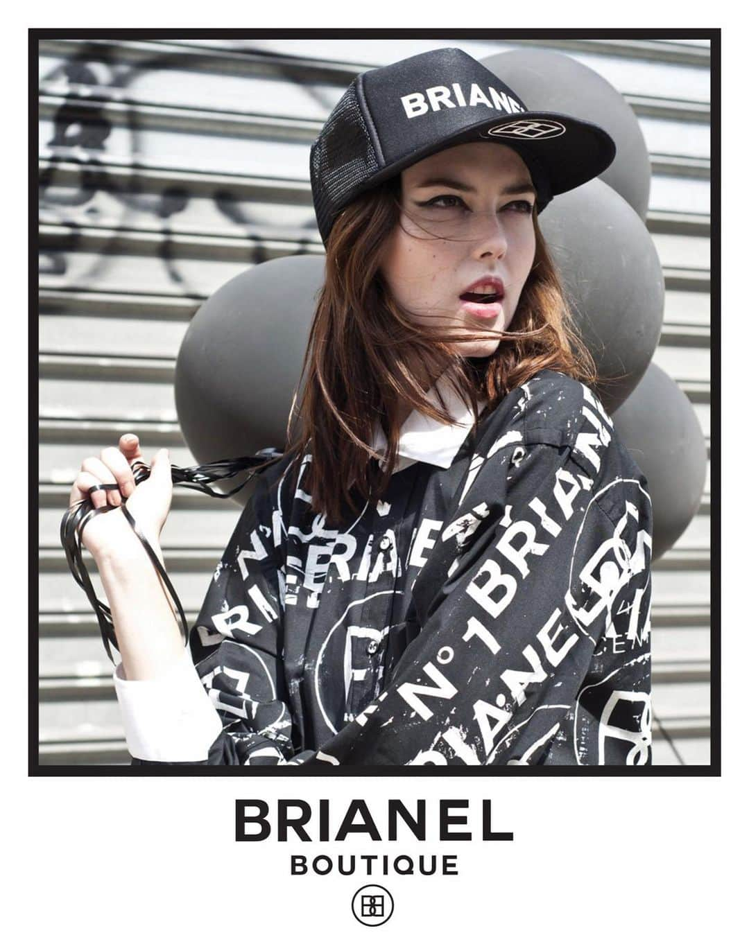 ブライアン・リッテンバーグさんのインスタグラム写真 - (ブライアン・リッテンバーグInstagram)「Ⓑ  BRIANEL TRUCKER HAT BRIANEL GRAFFITI PRINT TOP  #BRIANLICHTENBERG」5月20日 5時10分 - brianlichtenberg