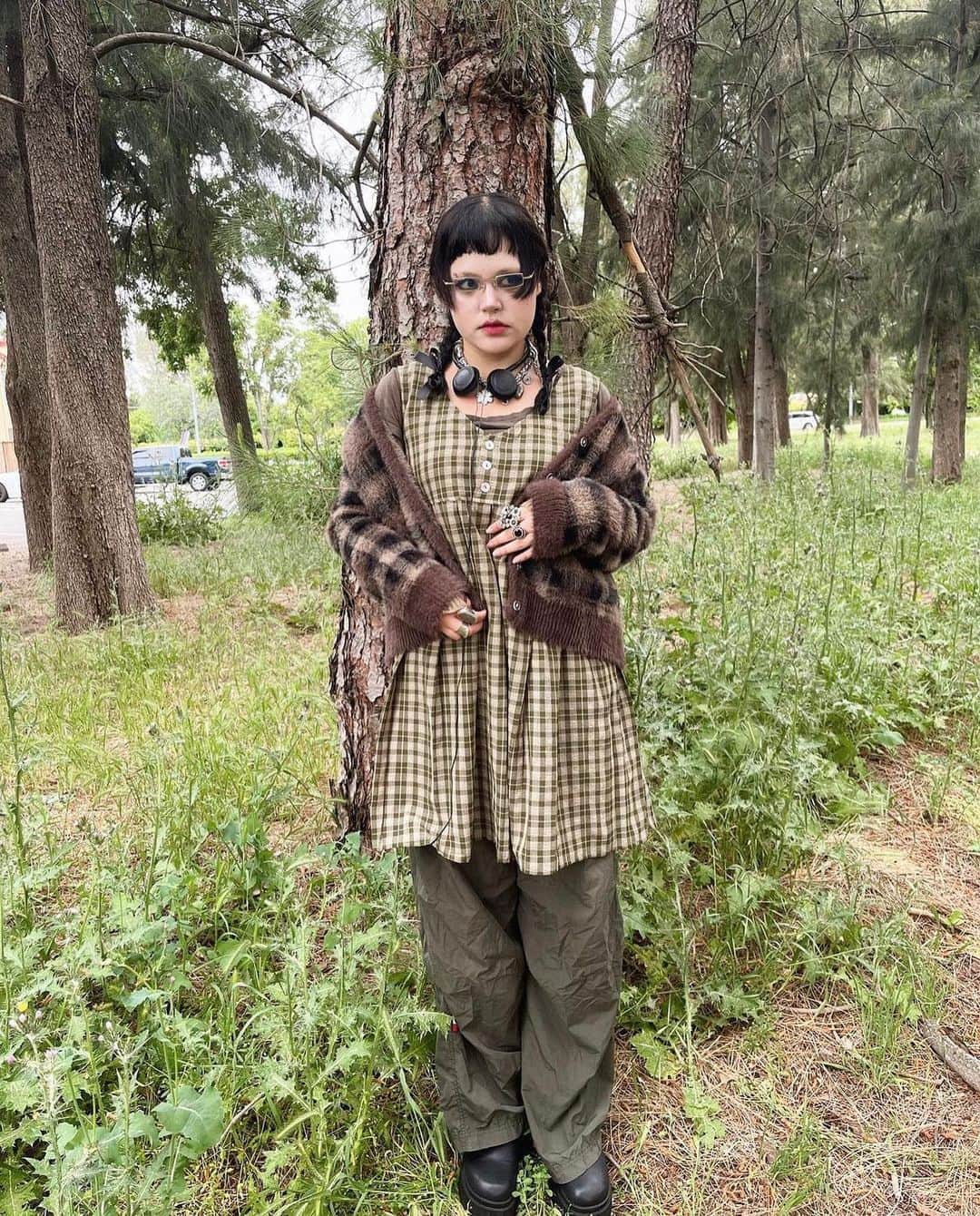 のインスタグラム：「@kisshobl in the Mizuna Dress ꧁ Ty Cardigan」