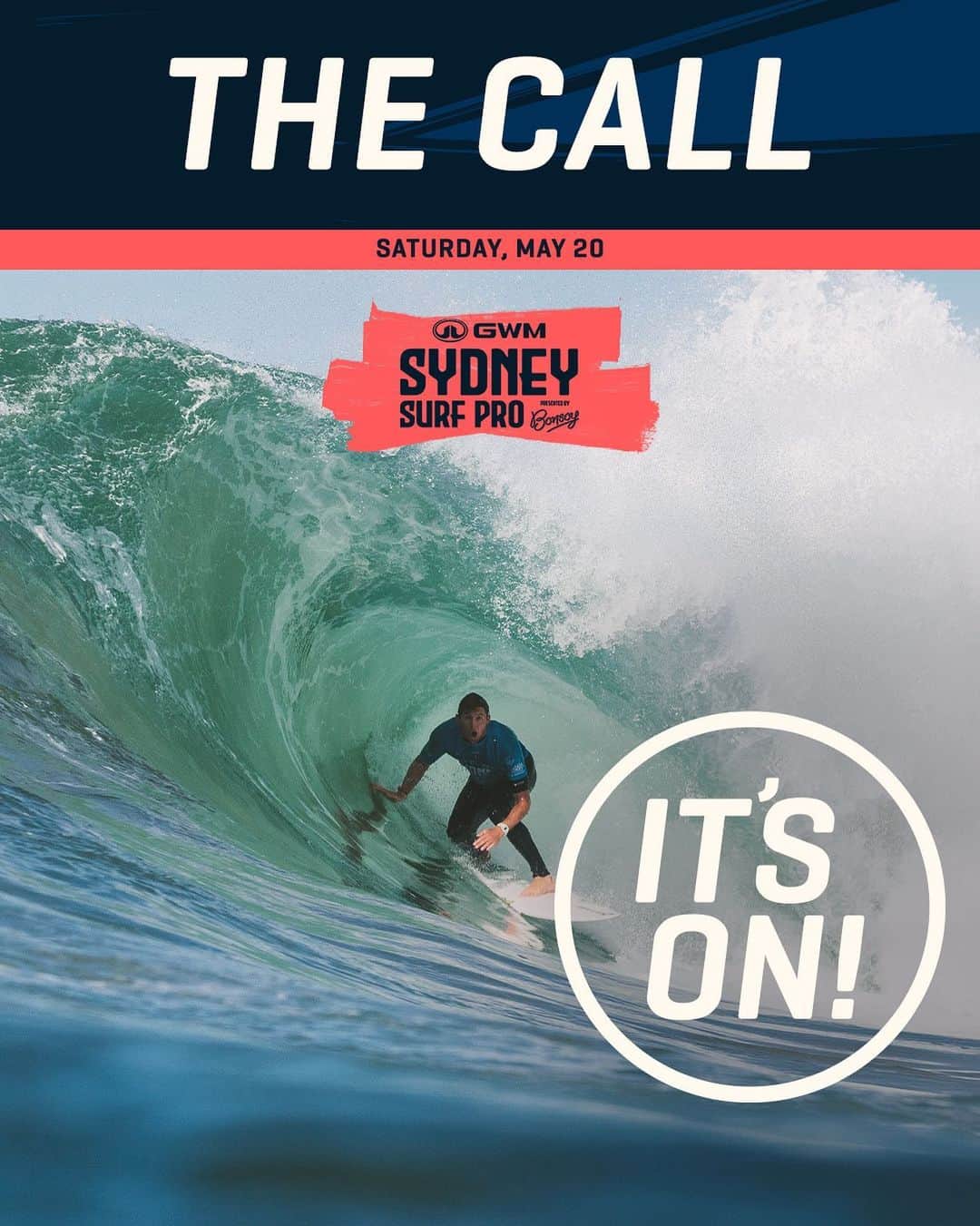 世界プロサーフィン連盟（WSL）のインスタグラム：「The @gwmaustralia #SydneySurfPro is ON! Watch live on worldsurfleague.com.  @originalbonsoy @destination_nsw」