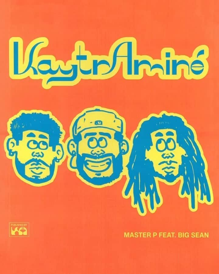 ビッグ・ショーンのインスタグラム：「SKATED ON THIS BITCH??! THIS WAS FUN!!! @kaytranada n @amine 🤲🏾✨🌍🔥”Master P ft. me” out now!!  KAYTRAMINÉ OUT NOW!」