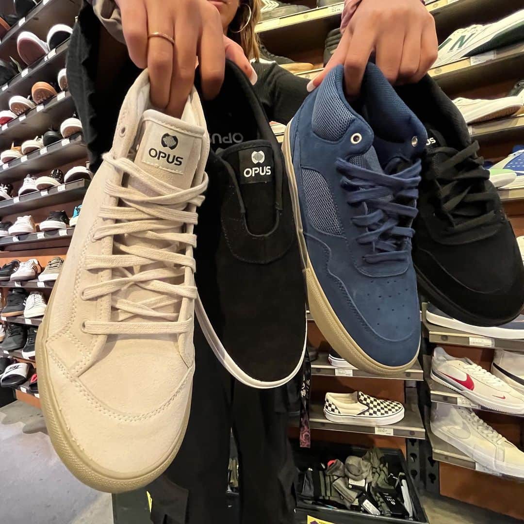 zumiezのインスタグラム：「Brand new styles from @opusfootwear just dropped. Check them out. Comment your size, we’ve got a few pairs to hook people up!」