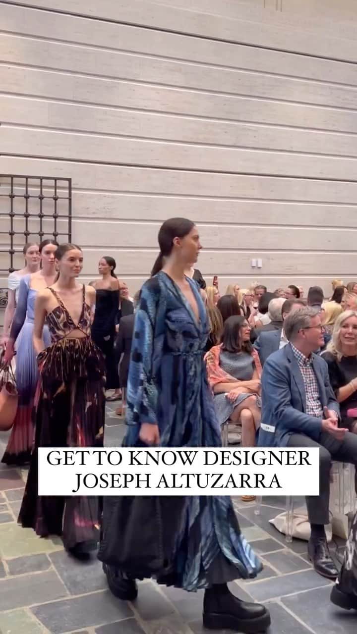 Nordstromのインスタグラム：「We recently caught up with designer Joseph Altuzarra of @altuzarra at the @seattleartmuseum’s Spring Into Art event where he shared his thoughts on the power of clothing. Head to the link in bio for even more inspo from the French American designer including his must-read summer book list and a peek at his latest handbag collection.」