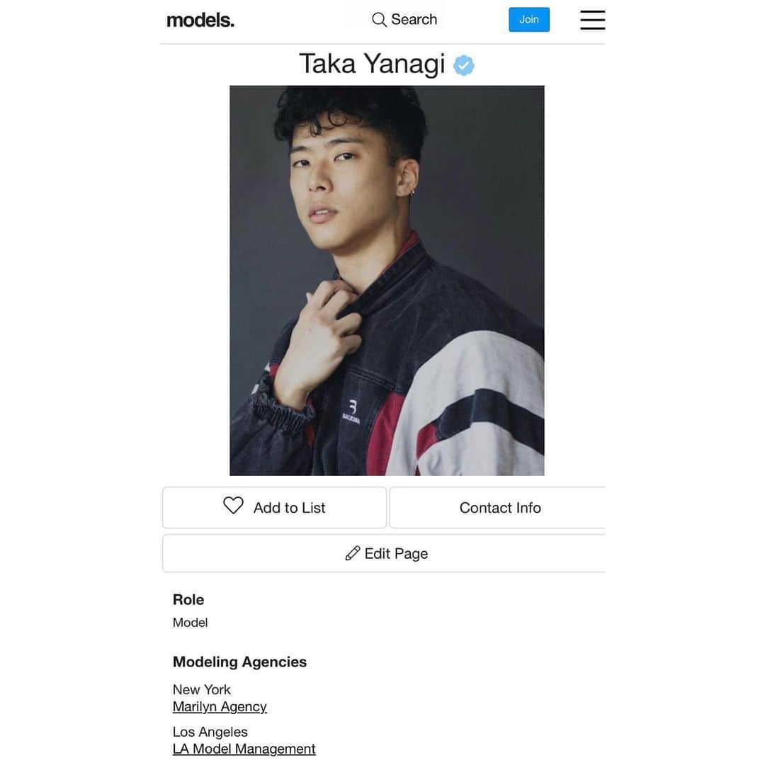柳喬之のインスタグラム：「Officially I’m on models.com @modelsdot yayyyy🫶 Thank you @marilynagencyny @lamodels @lamodelsmen @postermodelsmgmt @youknowme_asrodney  for making this happened 😊🫶」