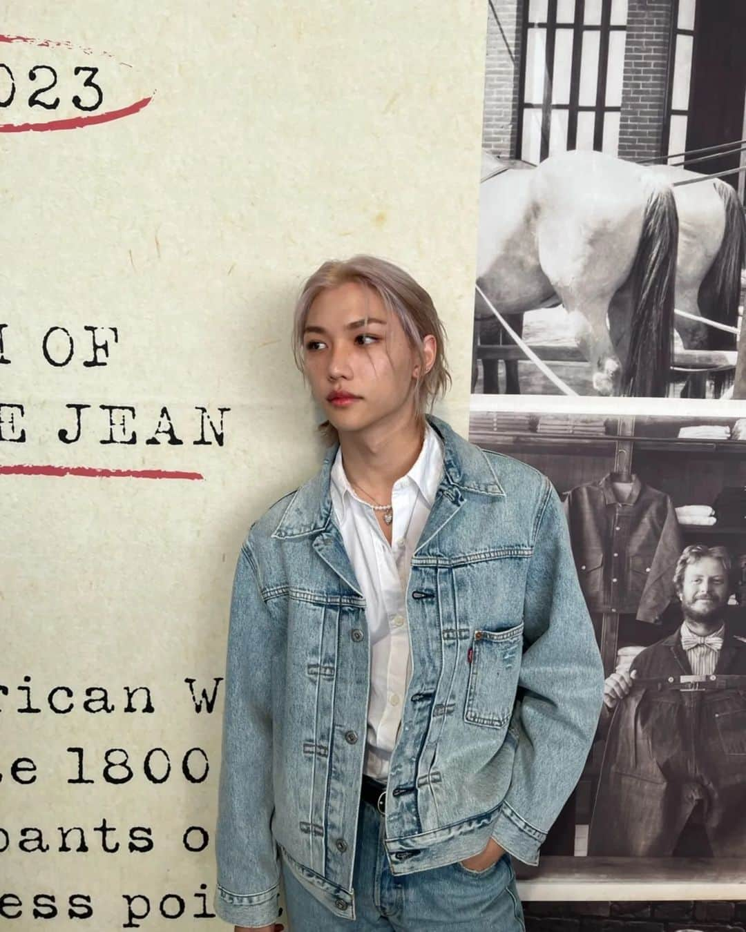 Stray Kidsさんのインスタグラム写真 - (Stray KidsInstagram)「Levi’s 150 years of the 501 💙🤘  #felix #levis501」5月20日 22時06分 - realstraykids