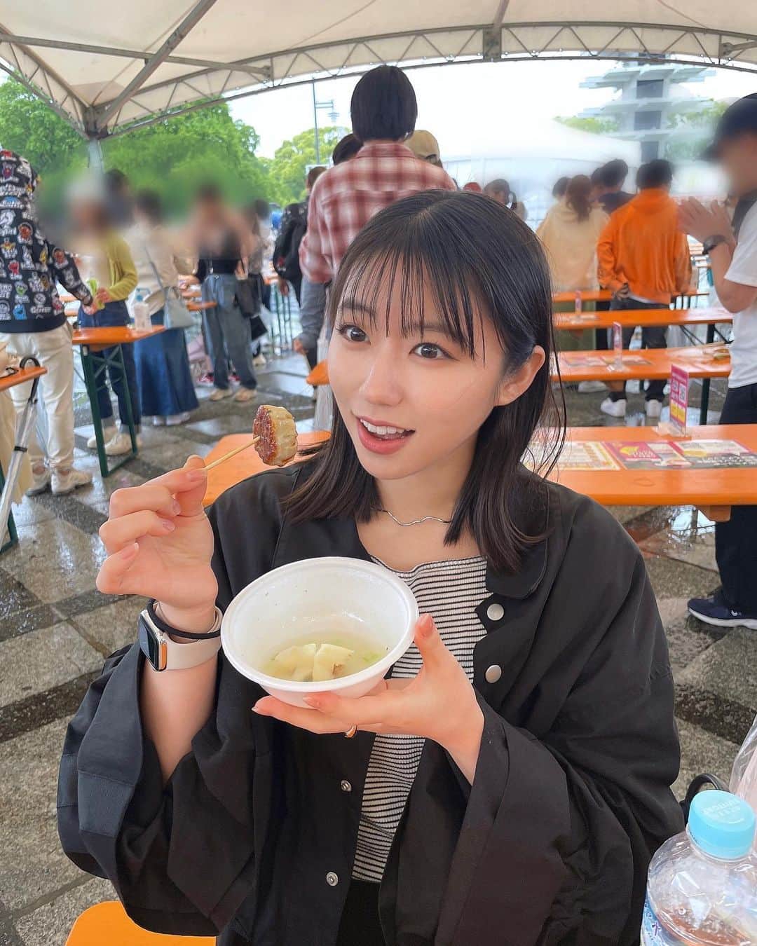 涼掛凛さんのインスタグラム写真 - (涼掛凛Instagram)「大好きな友達と美味しい物食べてる時が幸せ☺️🥟」5月20日 22時18分 - rin_suzukake
