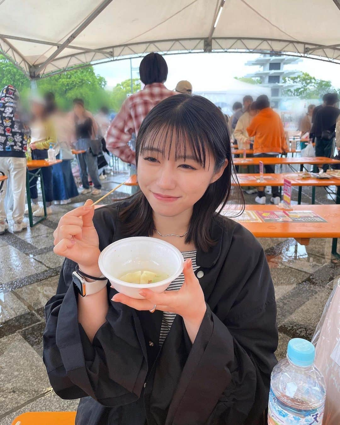 涼掛凛さんのインスタグラム写真 - (涼掛凛Instagram)「大好きな友達と美味しい物食べてる時が幸せ☺️🥟」5月20日 22時18分 - rin_suzukake