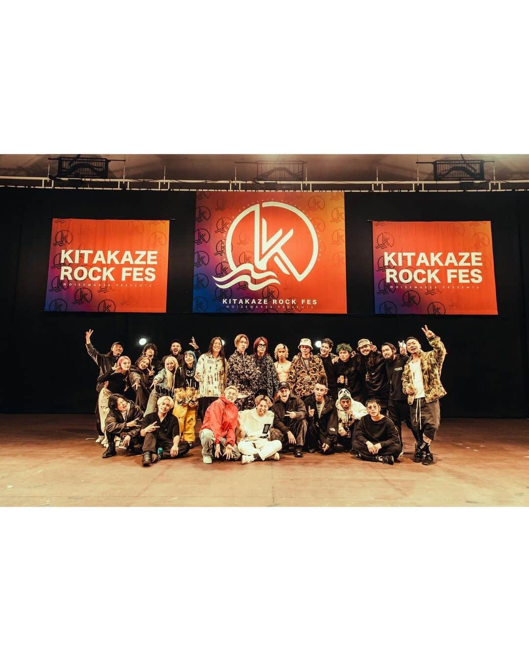 NOISEMAKERさんのインスタグラム写真 - (NOISEMAKERInstagram)「KITAKAZE ROCK FES. 2023 DAY 1 最高のスタートを切れました！ 仲間の皆に感謝！ 皆さんありがとうございました！ 明日もまた！  📸 by @nekoze_photo   #KITAKAZE #KITAKAZEROCKFES2023 #NOISEMAKER #coldrain #CrystalLake #Paledusk #SPARKSOUNDSHOW #我儘ラキア」5月20日 22時22分 - noisemaker_official