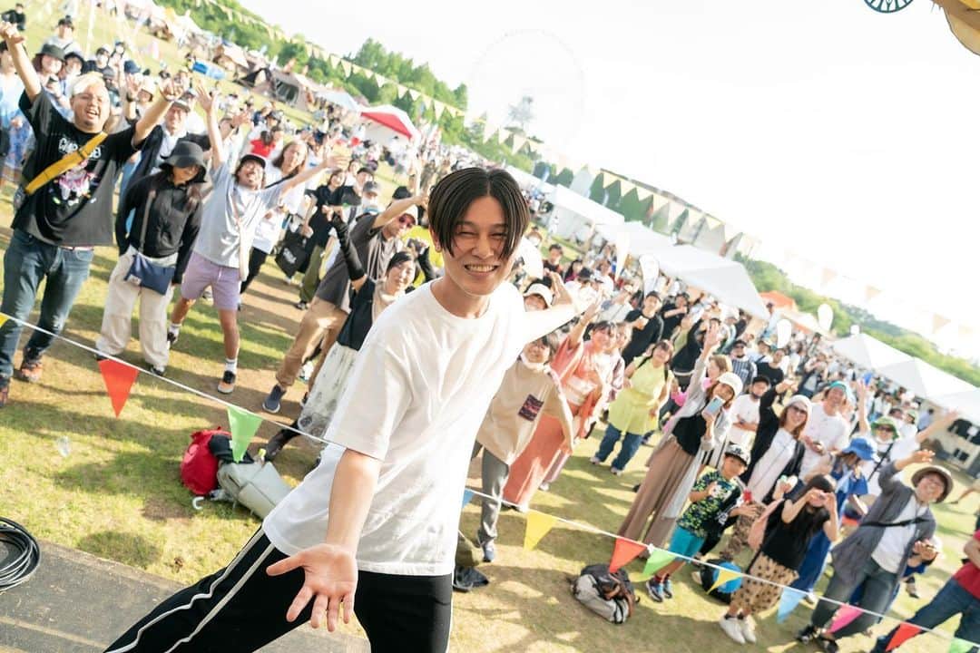 DE DE MOUSEのインスタグラム：「OUTDOOR PARK今年もありがとうございました！ 思い返せば2016年から毎年出演させていただいていて、本当に感謝しかありません いつもありがとうございます！  #dédémouse #dedemouse #デデマウス #電電鼠 #outdoorpark #万博公園」