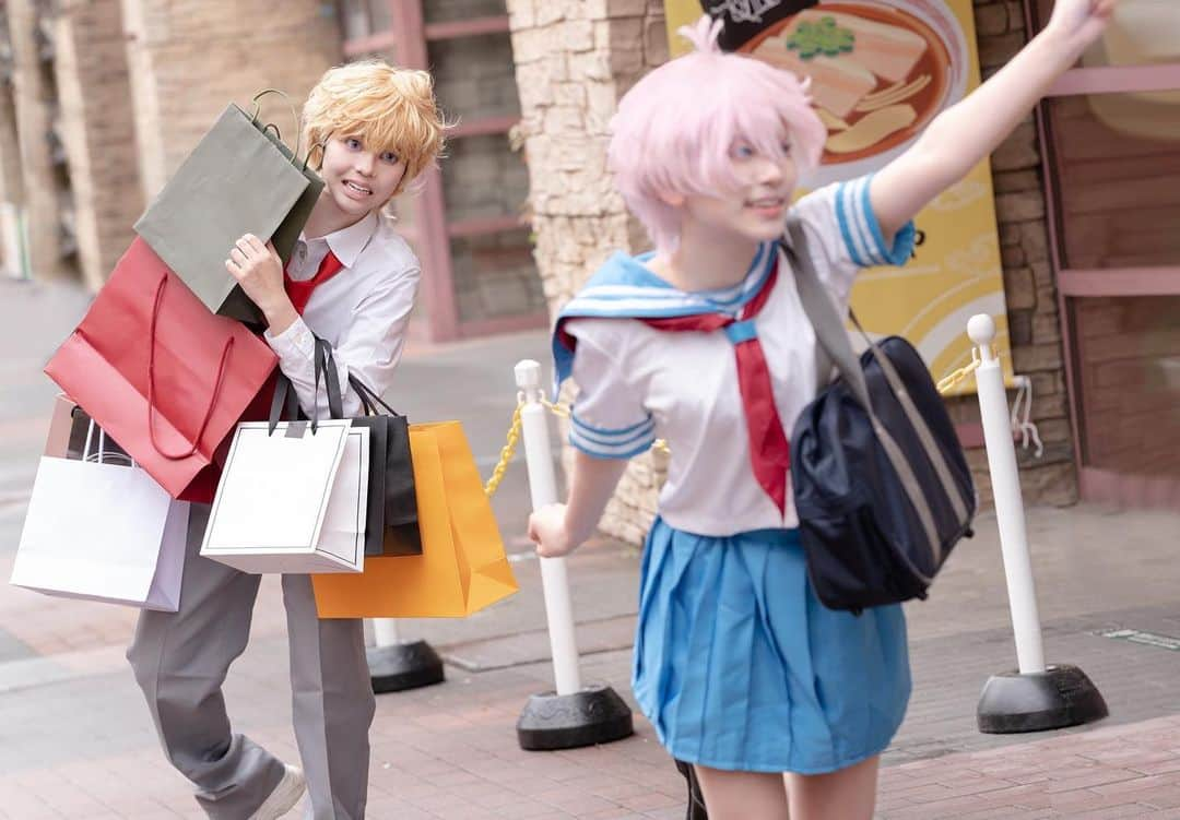 千葉のインスタグラム：「🛍🎋  p. rinrinhakase (Twitter)   #tokyorevengerscosplay #senjucosplay #takemichicosplay  #cosplay」