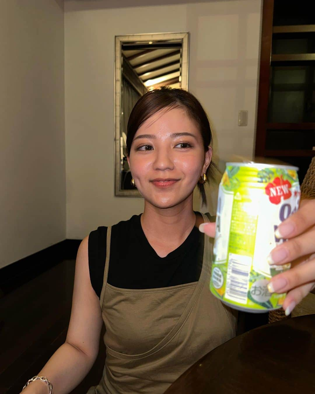 玉城翔子さんのインスタグラム写真 - (玉城翔子Instagram)「見つけたら絶対飲むよねwatta😽  顔赤っ」5月20日 23時05分 - shoco1116