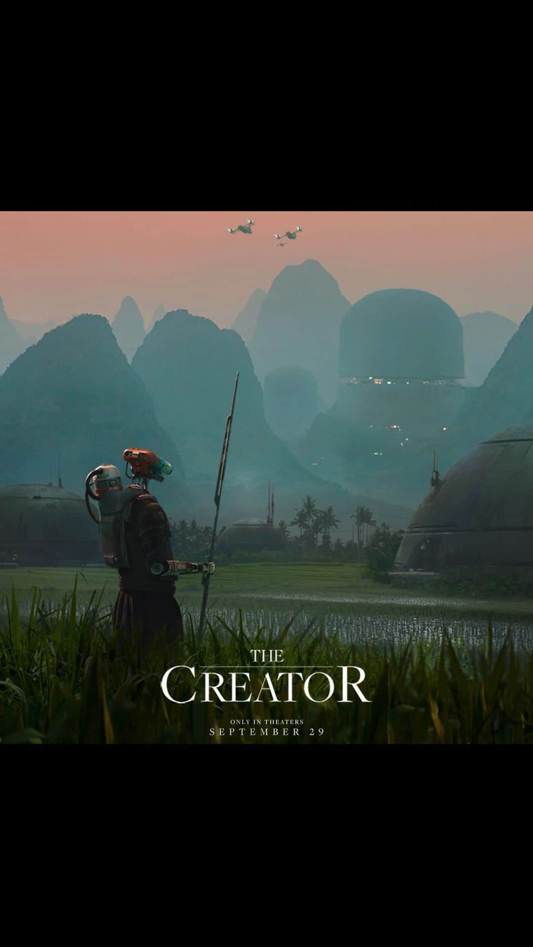 ジェンマ・チャンのインスタグラム：「#TheCreator, directed by Gareth Edwards, in theaters September 29.」