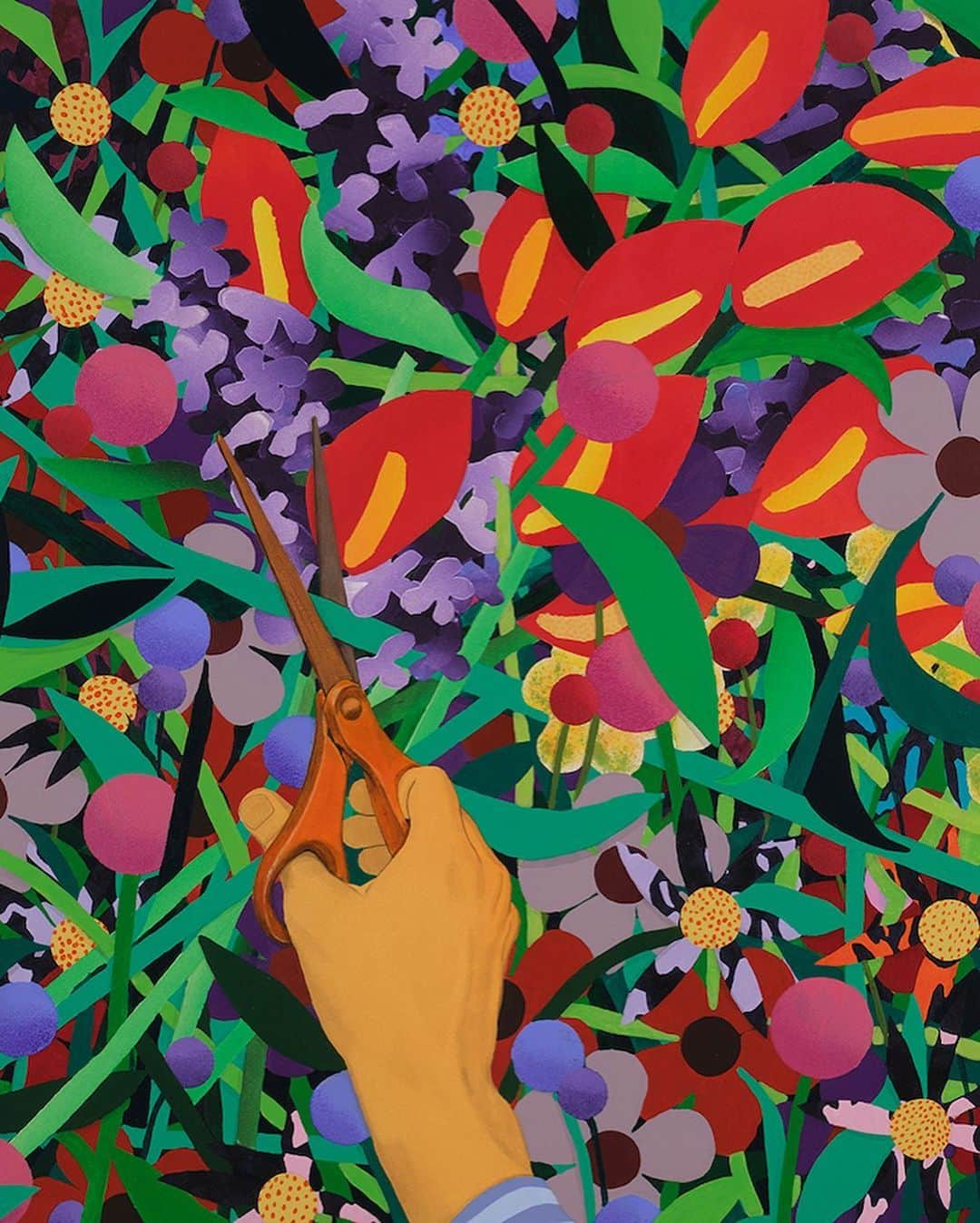 Juxtapoz Magazineのインスタグラム：「@krlederer for “Pith” at @hashimotocontemporary LA」