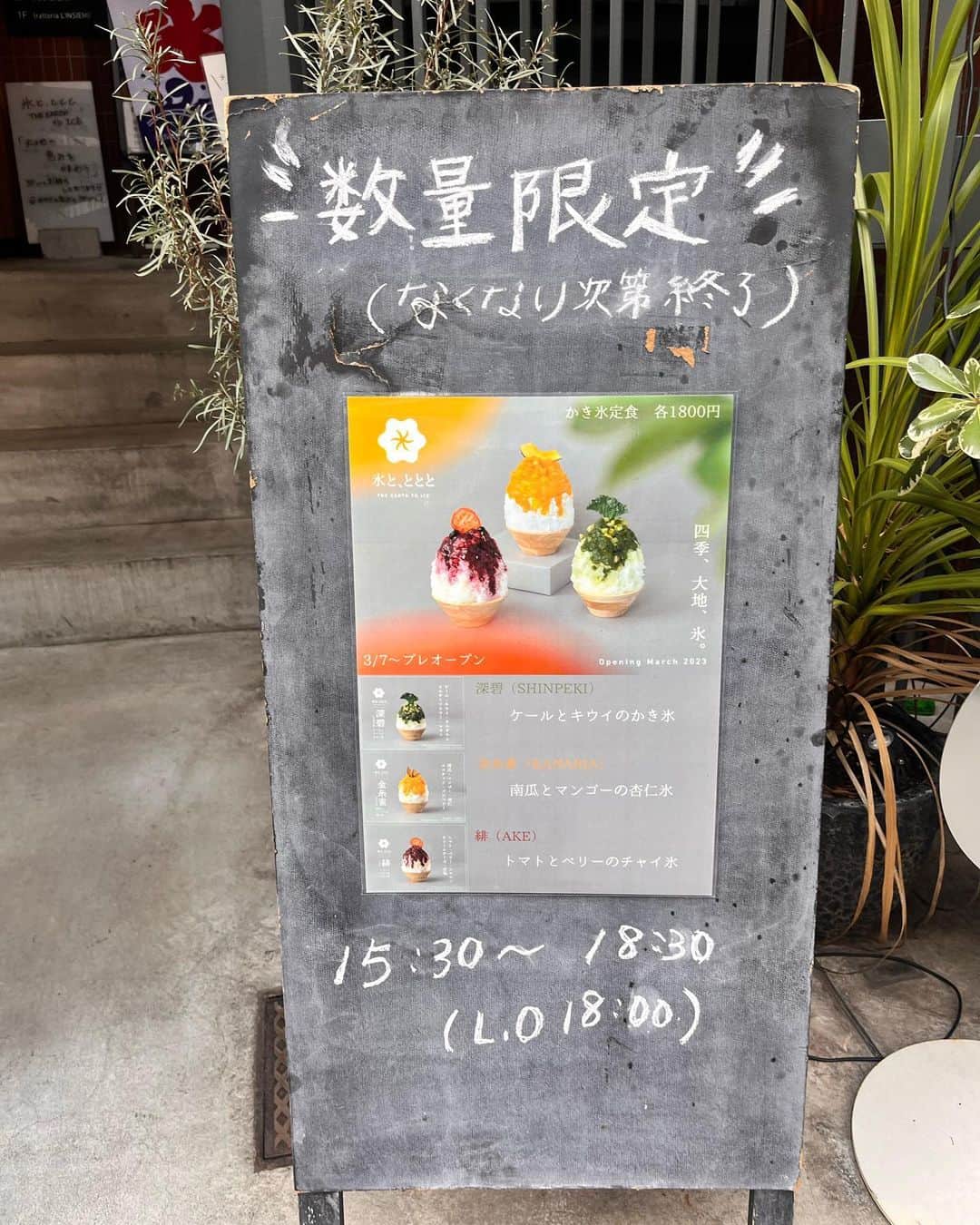 田名部生来さんのインスタグラム写真 - (田名部生来Instagram)「🥬 暴飲暴食な私がそれなりに 健康でいれるのは香味野菜が めっちゃ好きだからだと 思いこんでいるのですが、  中でも好きなケールを使ったかき氷を 見つけてしまいました🥬🥬🥬 しかもね個室サウナと併設 しちゃってるもんだから サウナ後にかき氷を食べれちゃうんだから 神は天に二物与えるね(？) と思った次第です。 とてもいい時代です🥬  ▫︎深碧shinpeki ケールとキウイのかき氷  ケール キウイ カルダモン エルダーフラワー レモン  ↑健康優良児やん？  中にデカめのパイ生地が入った 硬めのレモンクリーム。 最高に美味しかったです🧖‍♀️  スパイスの塩梅が上手い方の 集まりなんだろうなぁ...👳🏽‍♂️笑 カレーもとっても 美味しそうでした。  ご丁寧にポットで出してくださった煎茶も美味しかったです🍵  #かき氷定食 #ピラグアおばさん備忘録𓏐𓌈  #サ飯」5月20日 17時57分 - mnkspnpn
