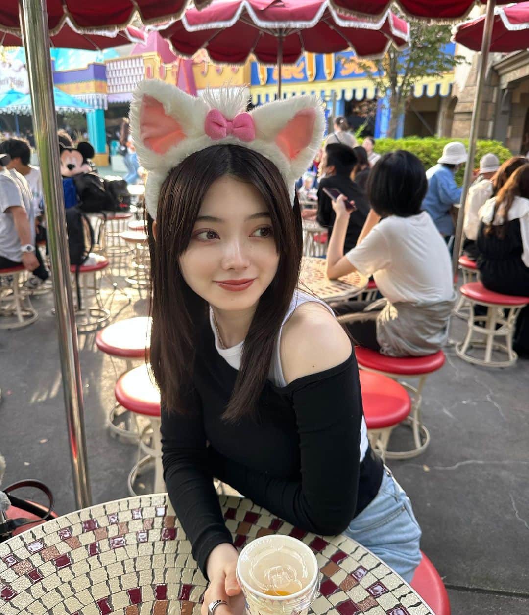 のインスタグラム：「天気も良くて楽しかった🐈‍⬛❣️❣️」
