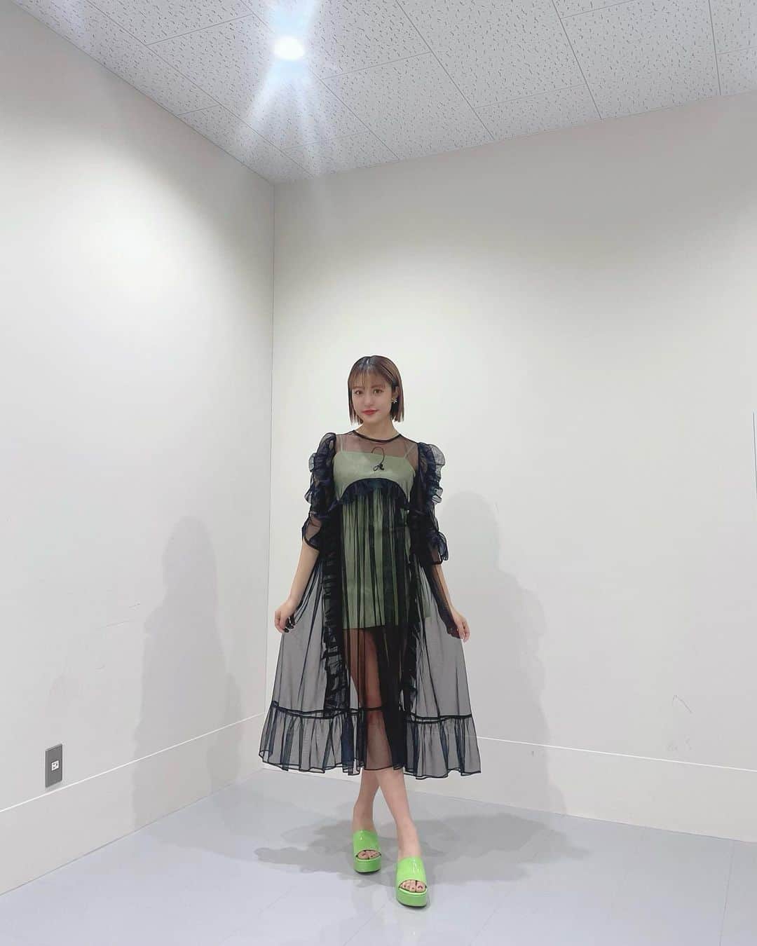 のインスタグラム：「#おうりんのぬの🎀   stylist @lury.mh   いっぱいのかわいいをありがと🥰🥰」