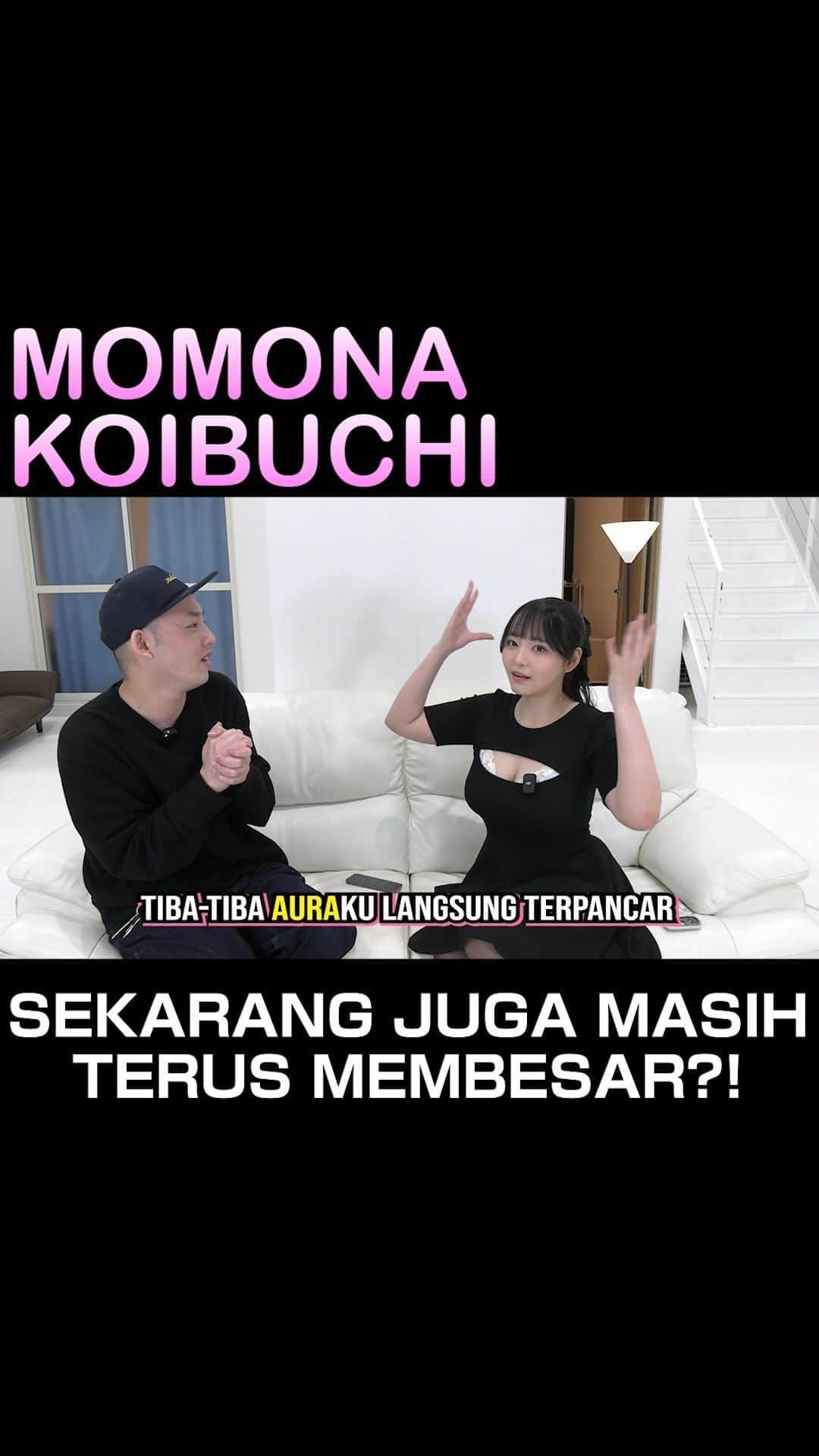 濵田大輔のインスタグラム：「Video full ada di YouTube ✨ @koibuchimomona #momonakoibuchi #daisukebotak」