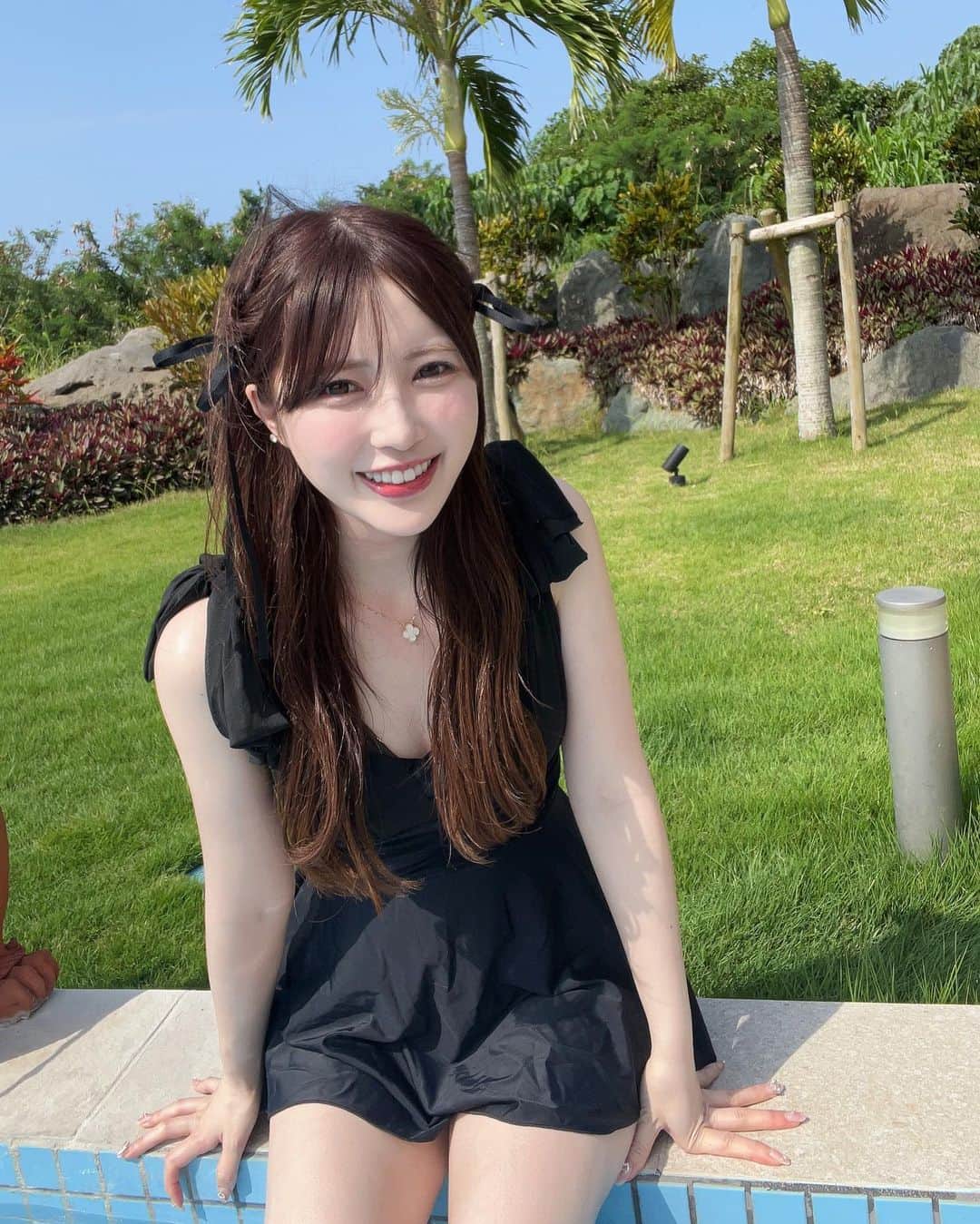 ふくれなのインスタグラム：「初石垣島🏝️✨ あったかかった🧖‍♀️」
