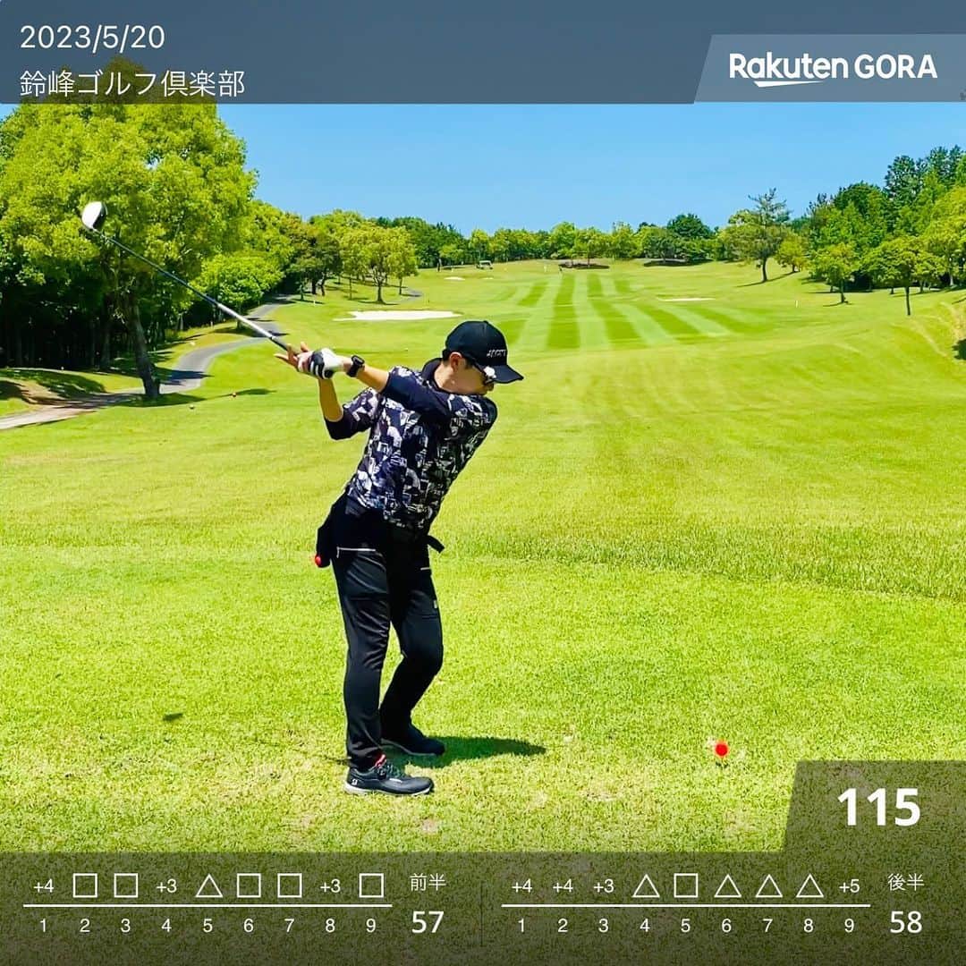 上坂嵩さんのインスタグラム写真 - (上坂嵩Instagram)「⛳️ . 100を切った直後のラウンドで115💦 OBを８発。 . んー。散々な結果でした😭 . ダメな自分と向き合って、 イチからやり直し！！！！！ . . #鈴峰ゴルフ倶楽部 #三重 #三重ゴルフ #愛知ゴルファー #東海ゴルファー  #休日ゴルフ #週末ゴルファー  #ゴルフ #golf #春ゴルフ #ゴルフ好きな人と繋がりたい  #ゴルフ好き #ゴルフコーデ #ゴルフ男子 #メーテレ #アップ #アナウンサー #上坂嵩」5月20日 21時15分 - takashi_uesaka_nbn