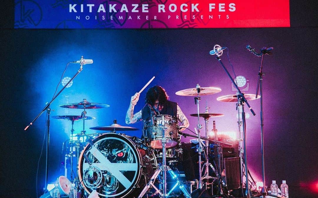 Katsuma さんのインスタグラム写真 - (Katsuma Instagram)「#noisemaker presents KITAKAZE ROCK FES.2023🔥🔥🔥  photos @yamada_mphoto」5月20日 21時27分 - katsuma_drums