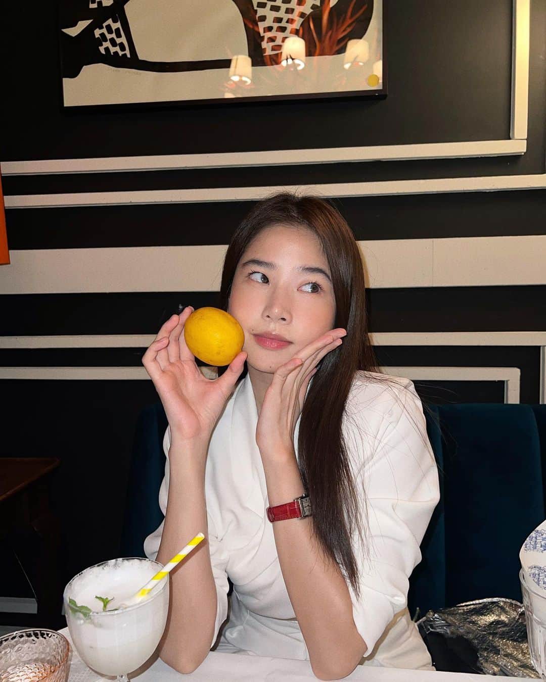 フォン＝サナンタチャット タナパットピサーンのインスタグラム：「Date night 🥹⭐️🍋 . ( link in bio )」