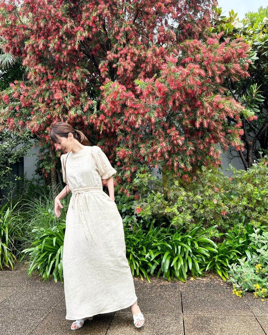前田ゆかさんのインスタグラム写真 - (前田ゆかInstagram)「クリーンでやわらかく まろやか！ ベージュのリネン が出来上がりました ...