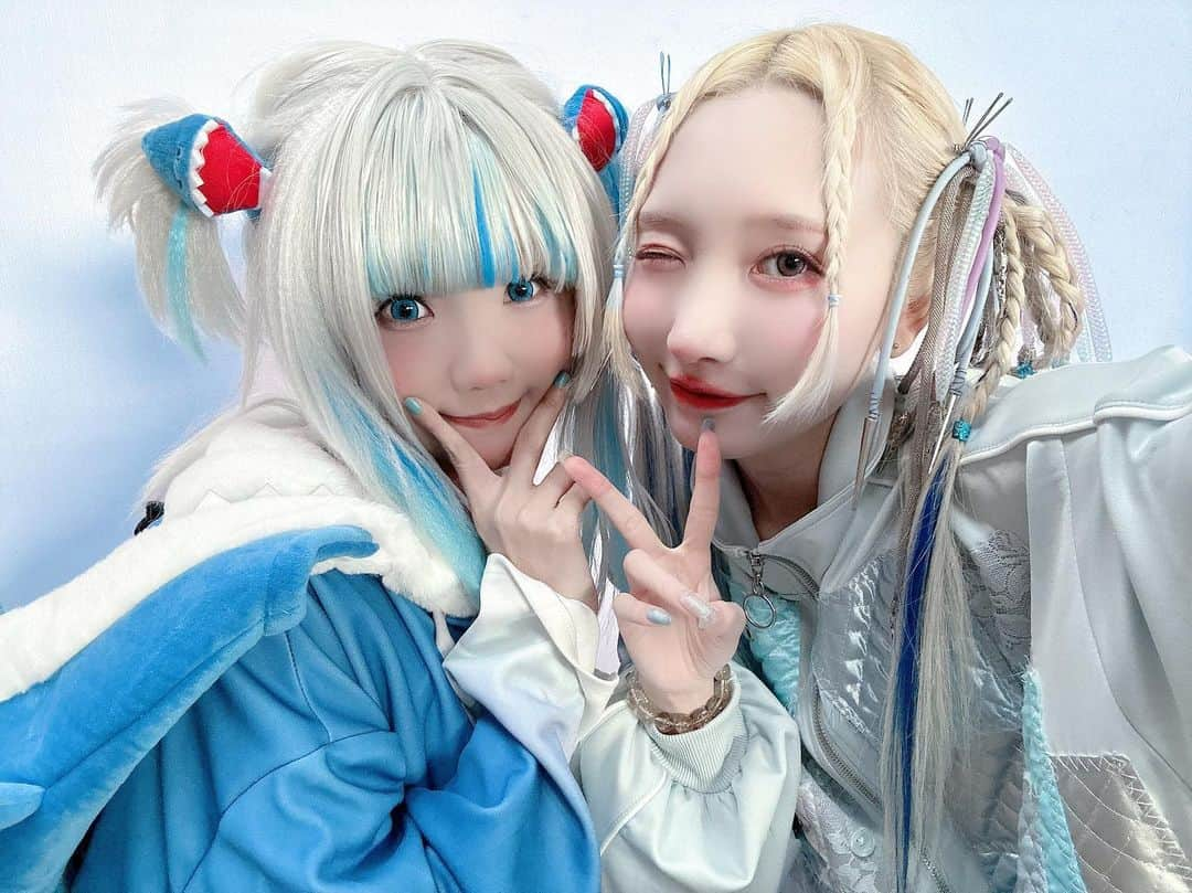 苺りなはむのインスタグラム：「非常可爱💙。」