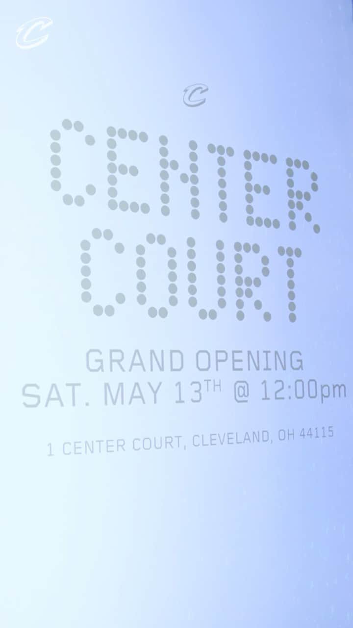 キャブスのインスタグラム：「Still thinking about last Saturday.💭 Center Court is open! #LetEmKnow   📍 1 Center Court, Cleveland, OH 44115」
