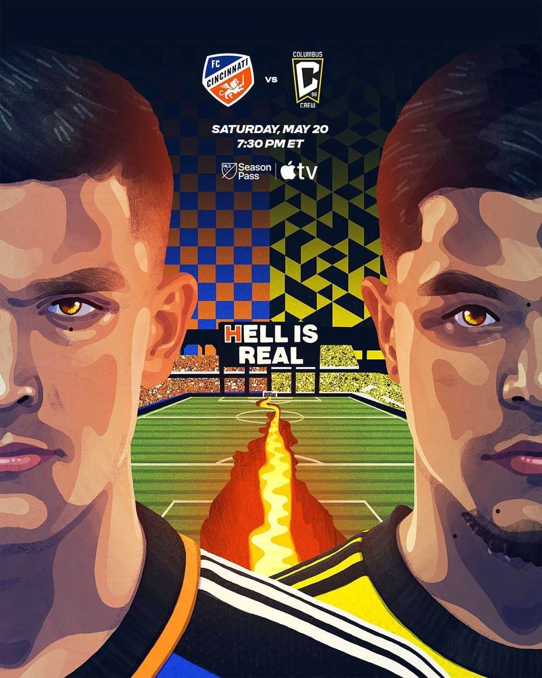 Major League Soccerのインスタグラム：「Only separated by 110 miles. The battle for Ohio continues tonight. 🔥」