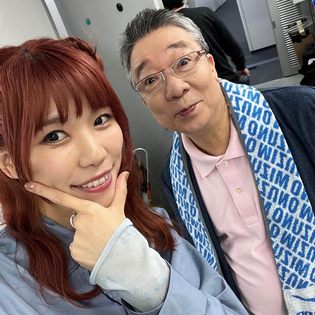 紺野ぶるまのインスタグラム：「笑福亭鶴光のオールナイトニッポン@jcom 本日のゲストは嘘みたいだけど信じてね、なんと鈴木杏樹さんでした！！ 今週も長方形師匠と下ネタたくさん言えて楽しかった 楽屋ではずっと師匠が都市伝説みたいなゴシップ言ってるのを口開けて聞いてます」