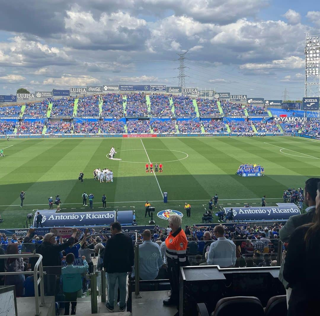 フランシスコ・モリネーロのインスタグラム：「@getafecf - @elchecf ⚽️」