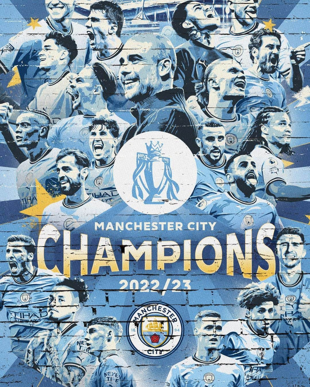 プレミアリーグさんのインスタグラム写真 - (プレミアリーグInstagram)「🏆 YOUR 2022/23 PL CHAMPIONS 🏆  Congratulations, Man City!」5月21日 3時31分 - premierleague