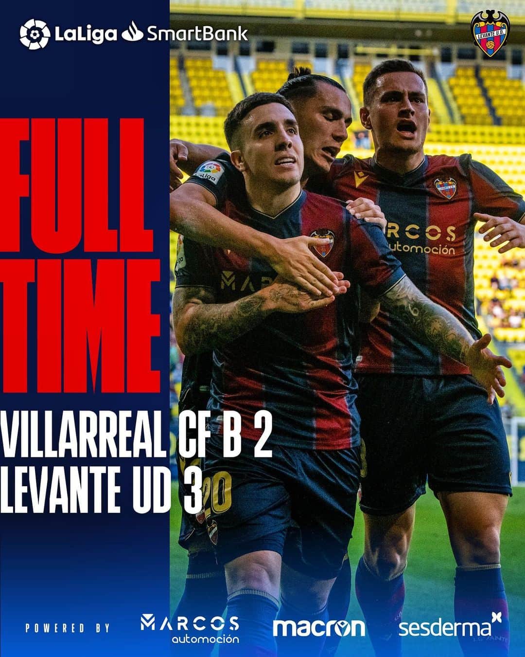 レバンテUDのインスタグラム：「Jonathan Montiel Caballero, te quiero.  #VillarrealBLevante  • @grupomarcosautomocion @macron @sesderma @baleariaferry @amstel_es @cocacola_esp」