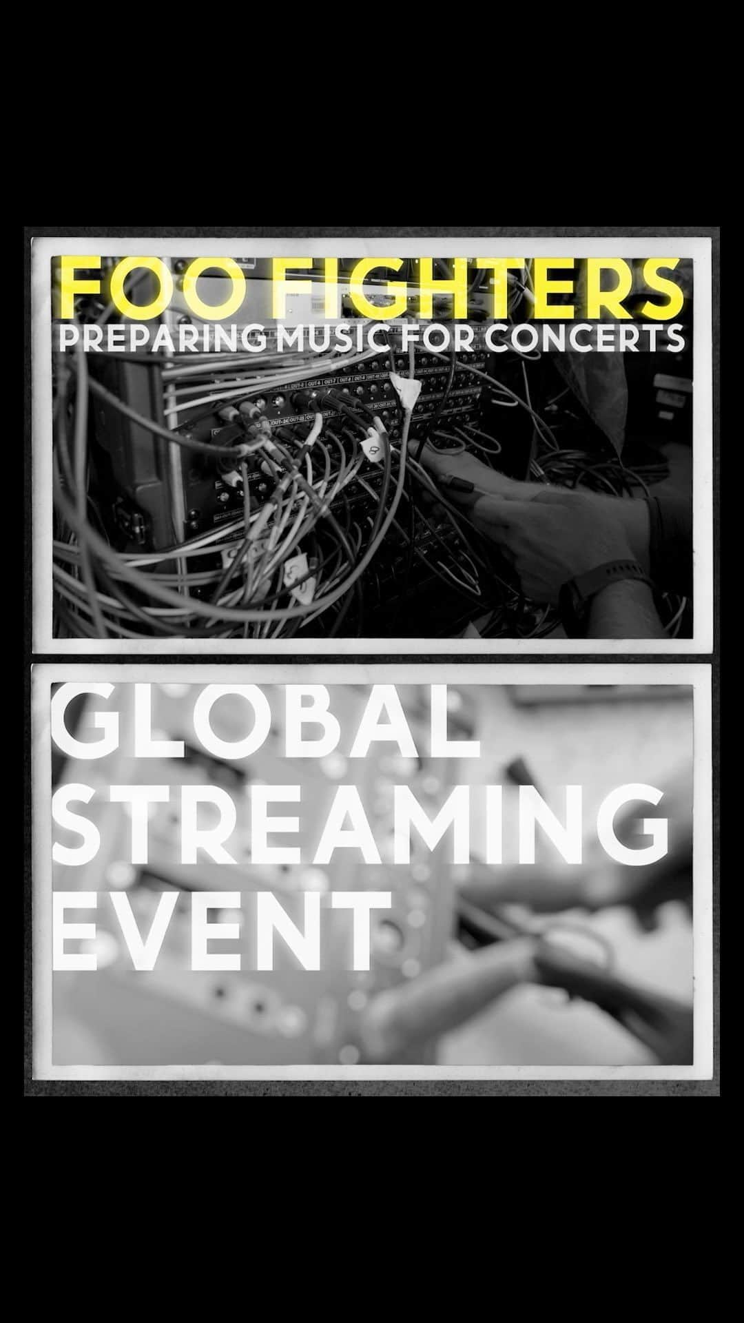 フー・ファイターズのインスタグラム：「Tune in TOMORROW for a FREE global streaming event. Streaming at 8pm BST / 3 pm EST / 12 pm PST and on demand for 72 hours, exclusively on @veeps.」