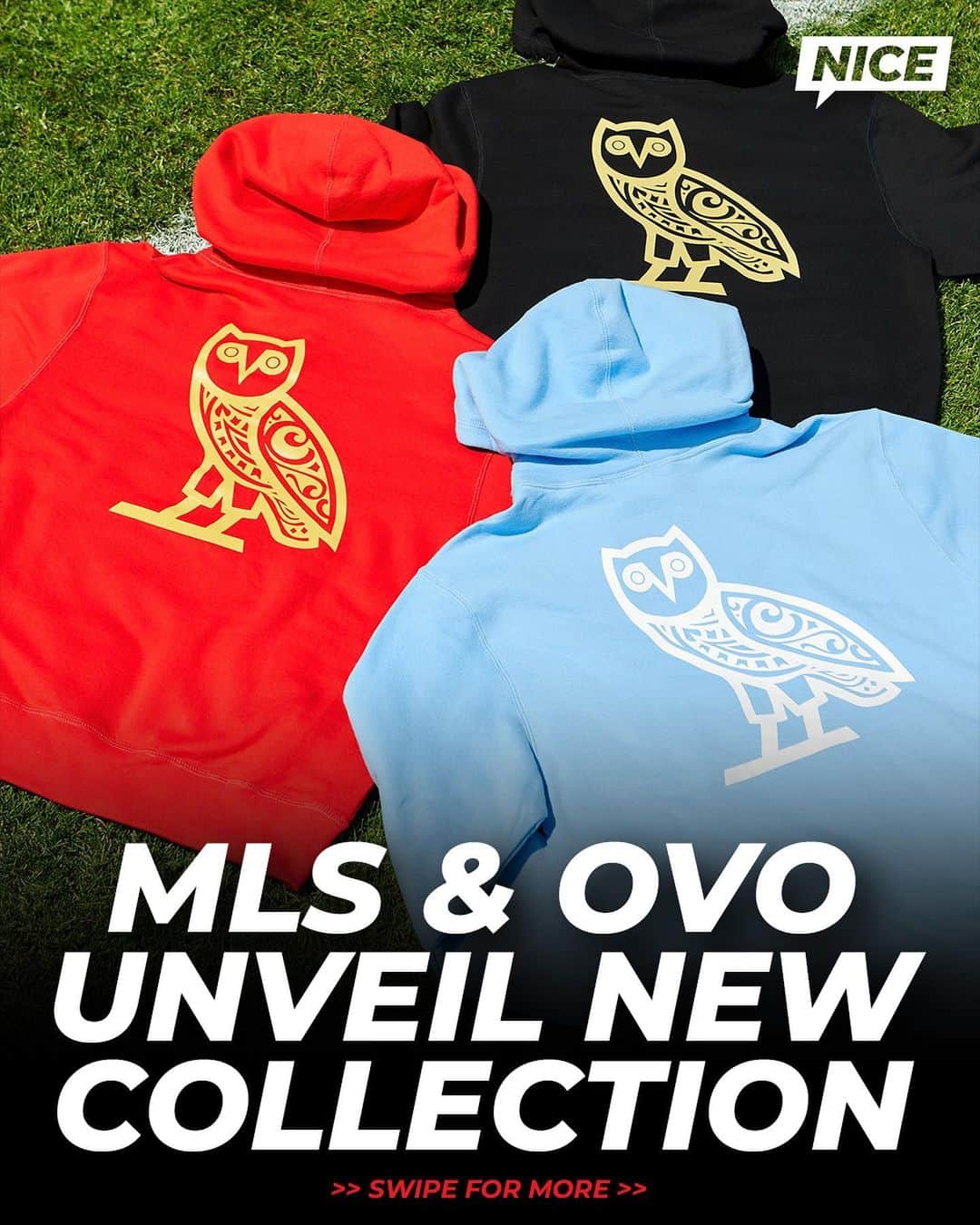Nice Kicksさんのインスタグラム写真 - (Nice KicksInstagram)「The @mls and @octobersveryown have teamed up to launch a limited-edition capsule collection paying homage to street culture across three major MLS markets, Toronto, New York, and Los Angeles 🔥⚽️🦉」5月21日 5時50分 - nicekicks