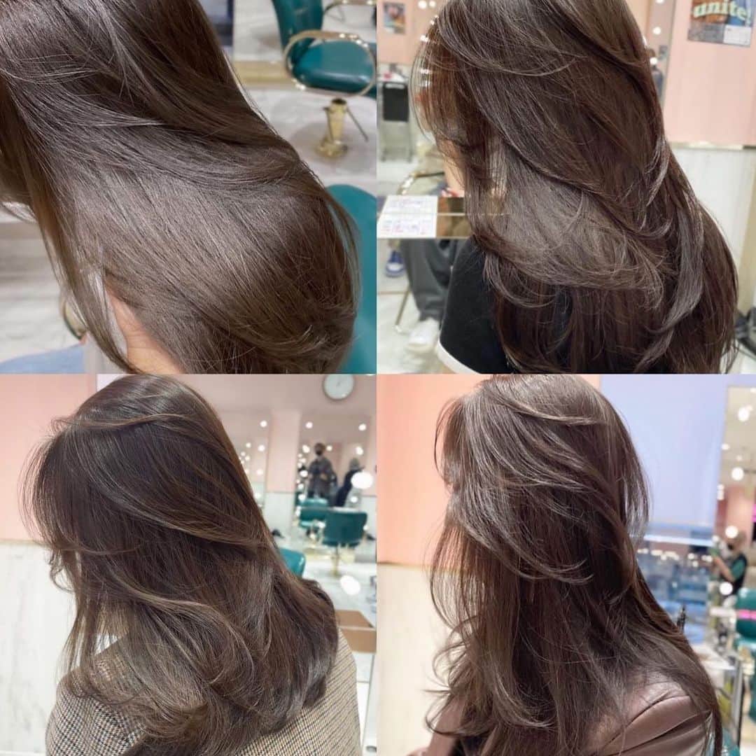 原涼香のインスタグラム：「大人気カラー🩶🩶 ㅤㅤㅤㅤㅤㅤㅤㅤㅤㅤㅤㅤㅤㅤㅤㅤㅤㅤㅤㅤㅤㅤㅤㅤㅤㅤㅤㅤㅤㅤㅤㅤㅤㅤㅤㅤㅤㅤㅤ menu... ● カット ● プレミアムケアカラー ● バイカルテトリートメント ㅤㅤㅤㅤㅤㅤㅤㅤㅤㅤㅤㅤㅤ 是非お任せください♡ ㅤㅤㅤㅤㅤㅤㅤㅤㅤㅤㅤㅤㅤㅤㅤㅤㅤㅤㅤㅤㅤㅤㅤㅤㅤㅤㅤㅤㅤㅤㅤㅤㅤㅤㅤㅤㅤㅤㅤㅤㅤㅤㅤㅤㅤㅤㅤㅤㅤㅤㅤㅤ ㅤㅤㅤㅤㅤㅤㅤㅤㅤㅤㅤㅤㅤ  ㅤㅤㅤㅤㅤㅤㅤㅤㅤㅤㅤㅤㅤ  #SHIMA#韓国ヘア#韓国スタイル#レイヤーカット#ワンホンヘア#ワンホン#ダークトーン#網紅#初カラー#暗髪#ベージュカラー#ラベンダーカラー#グレージュ#オリーブカラー#透明感カラー#銀座美容院#銀座美容室#美容師#시스루뱅#레이어드컷#koreanhair  ㅤㅤㅤㅤㅤㅤㅤㅤㅤㅤㅤㅤㅤ」